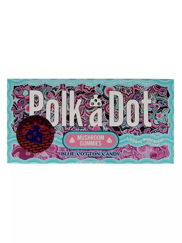 Blue Cotton Candy PolkaDot Gummies