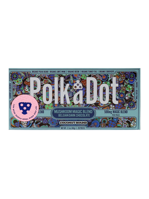 Coconut Blend Polkadot Chocolate Bar