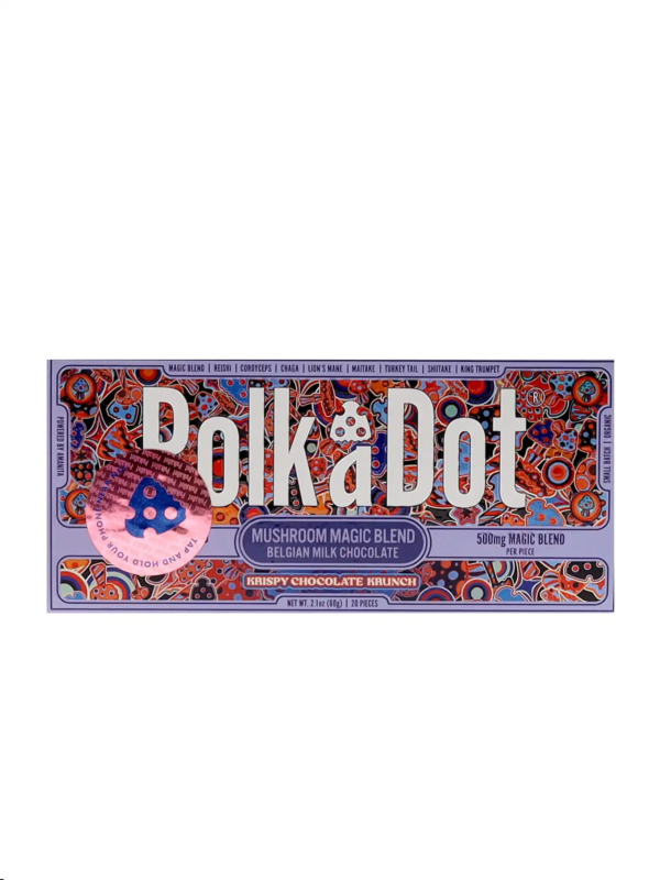 Krispy Chocolate Krunch Polkadot Chocolate Bar | 1000mg