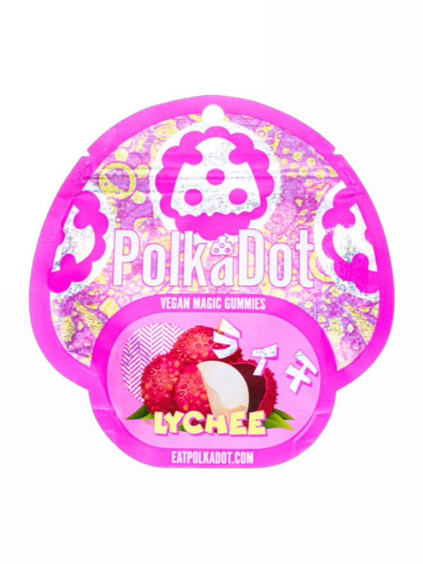 Lychee Polkadot Vegan Magic Gummies – 4G
