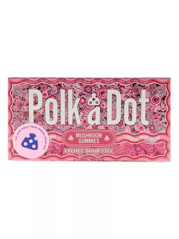 Lychee Sour Fizz PolkaDot Gummies – 4G